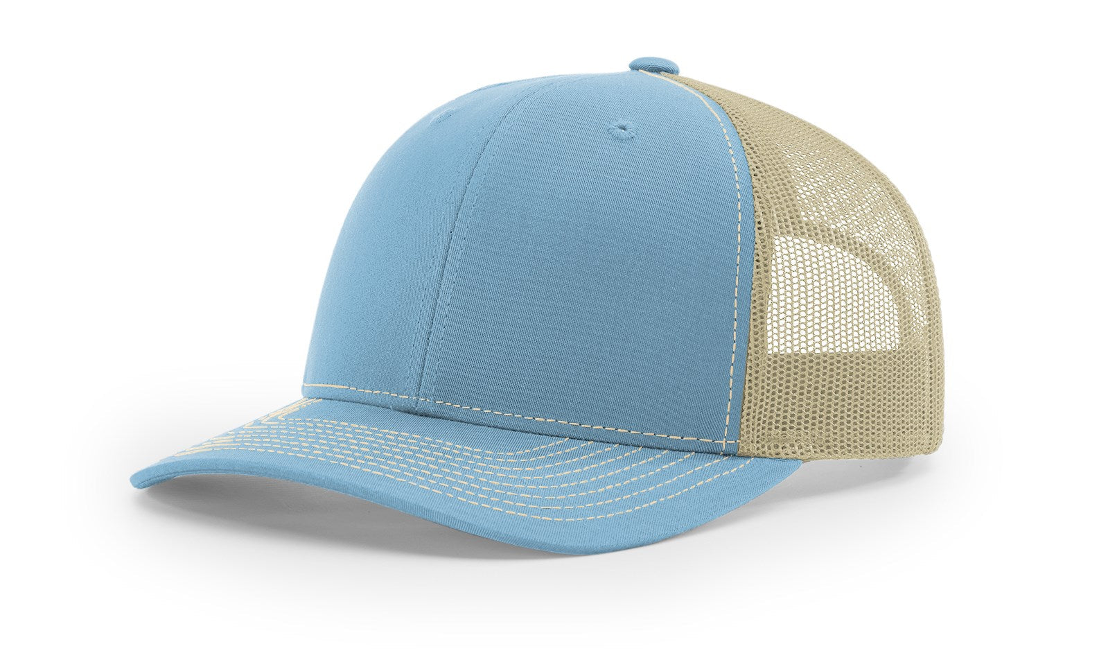 Richardson Trucker Hat - Columbia Blue / Khaki – American Cancer