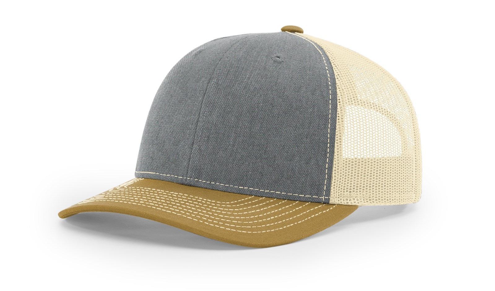 112 Richardson Snapback Heather Grey/Birch/Amber Gold