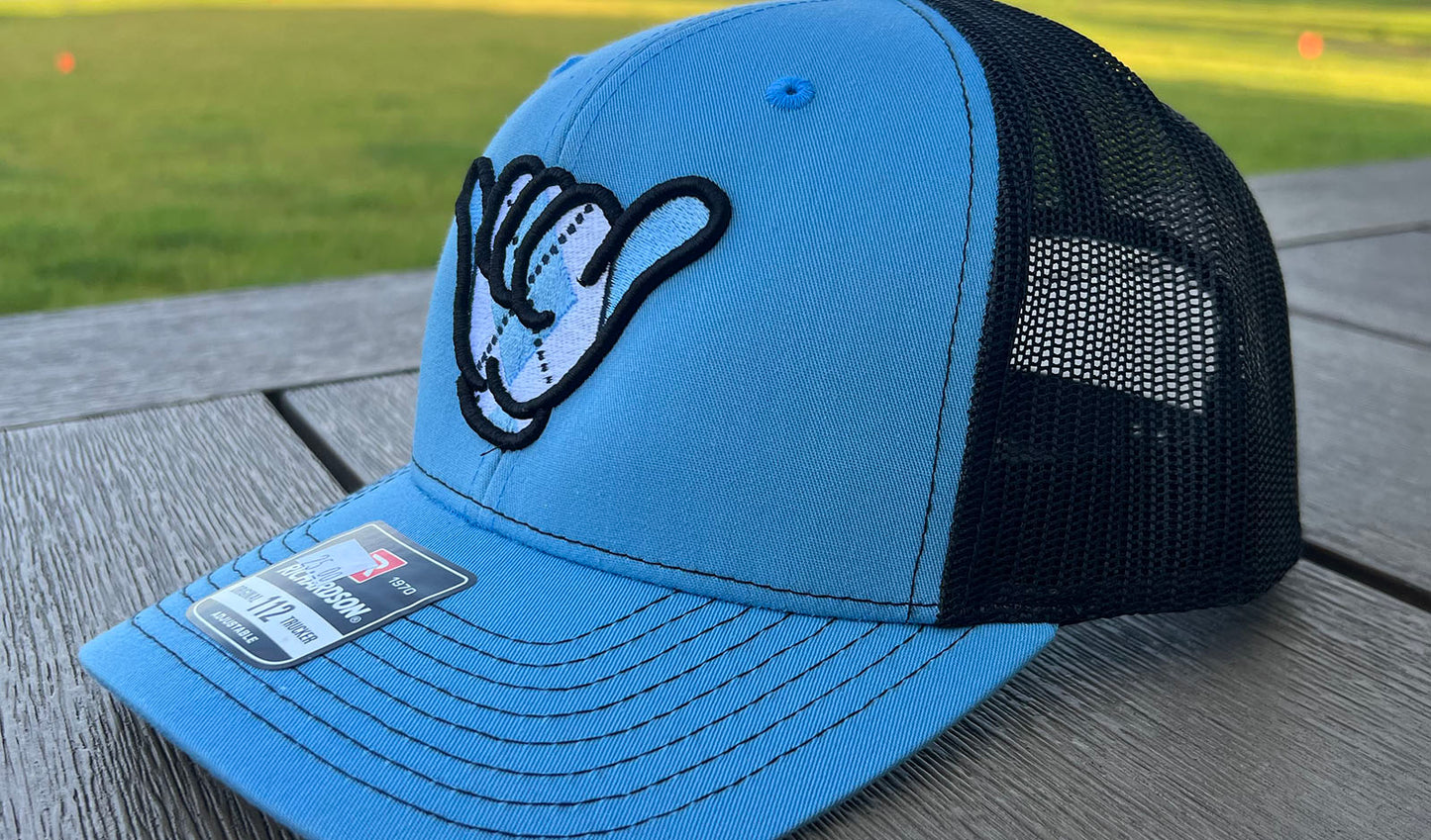 heels Hang Loose Cap - R112 Carolina Blue/Black snapback