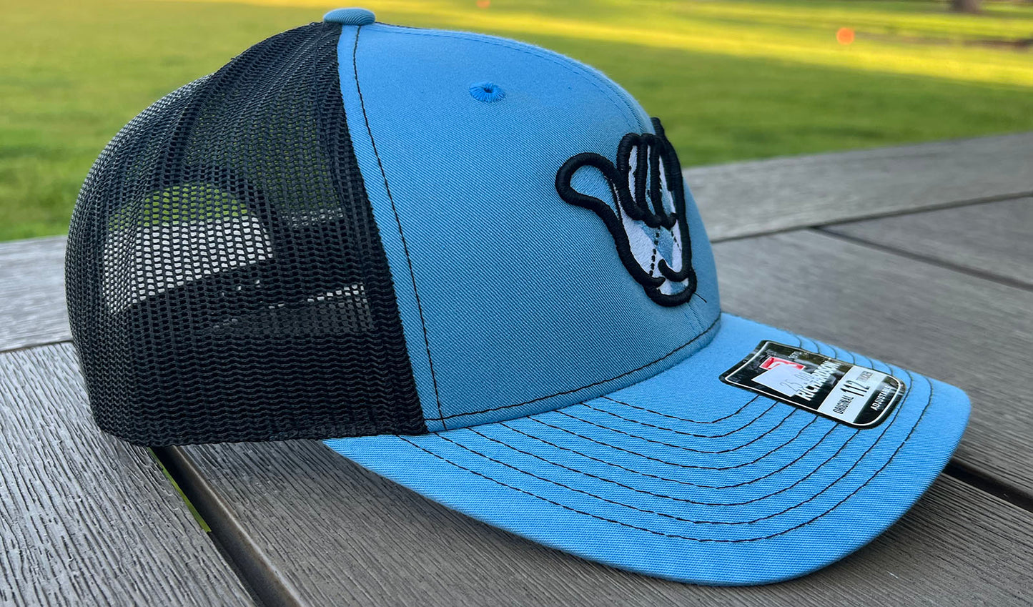 heels Hang Loose Cap - R112 Carolina Blue/Black snapback