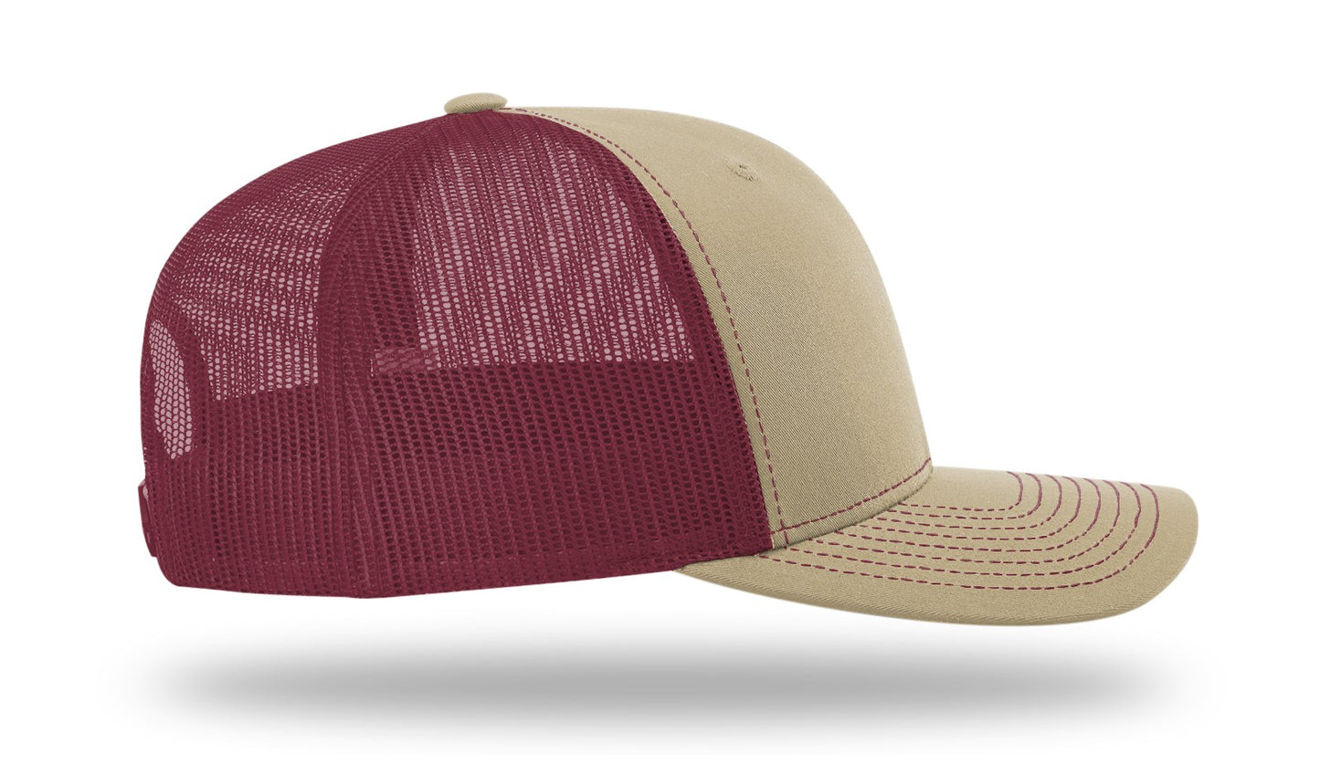 FSU Seminoles Hang Loose Cap - R112 snapbacks Khaki/Burgandy