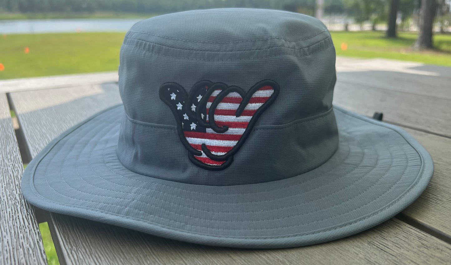 USA FLAG Hang Loose - Charcoal Bucket