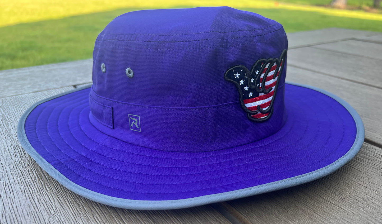 USA FLAG Hang Loose - Purple Bucket