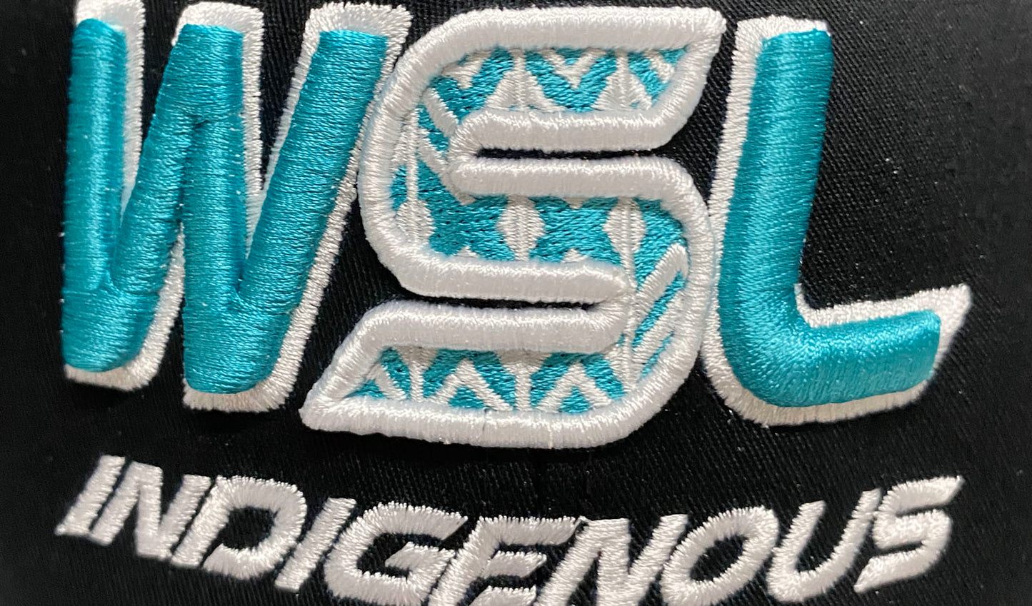 WSL INDIGENOUS BLACK TEAL -  R112 Snapback