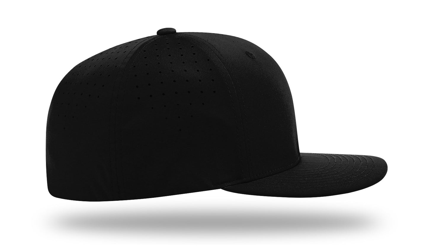 Angry Pineapple Hang Loose PVC Caps - Solid Black PTS30