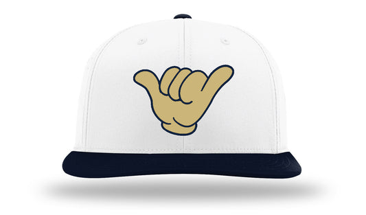 Notre Dame AWAY Hang Loose Caps - Solid White/Navy PTS30