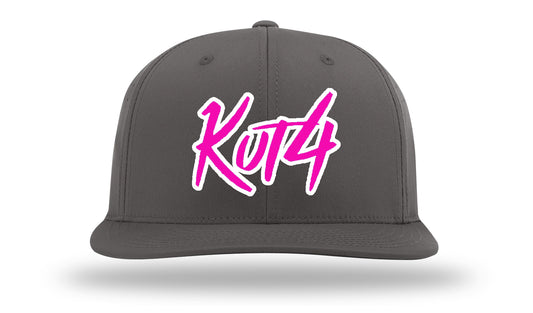 Kut4 Solid Charcoal PTS30 #White/HotPink