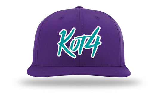 Kut4 Solid Purple PTS30 #Teal/White