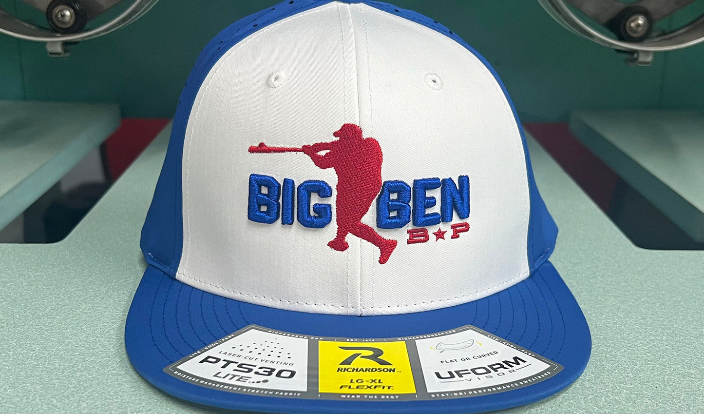 Big Ben BP Hat PTS30 White/Royal