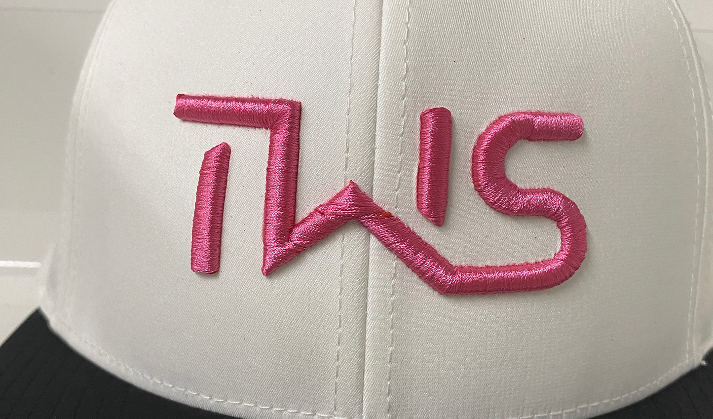 TWS - White with PINK PTS30