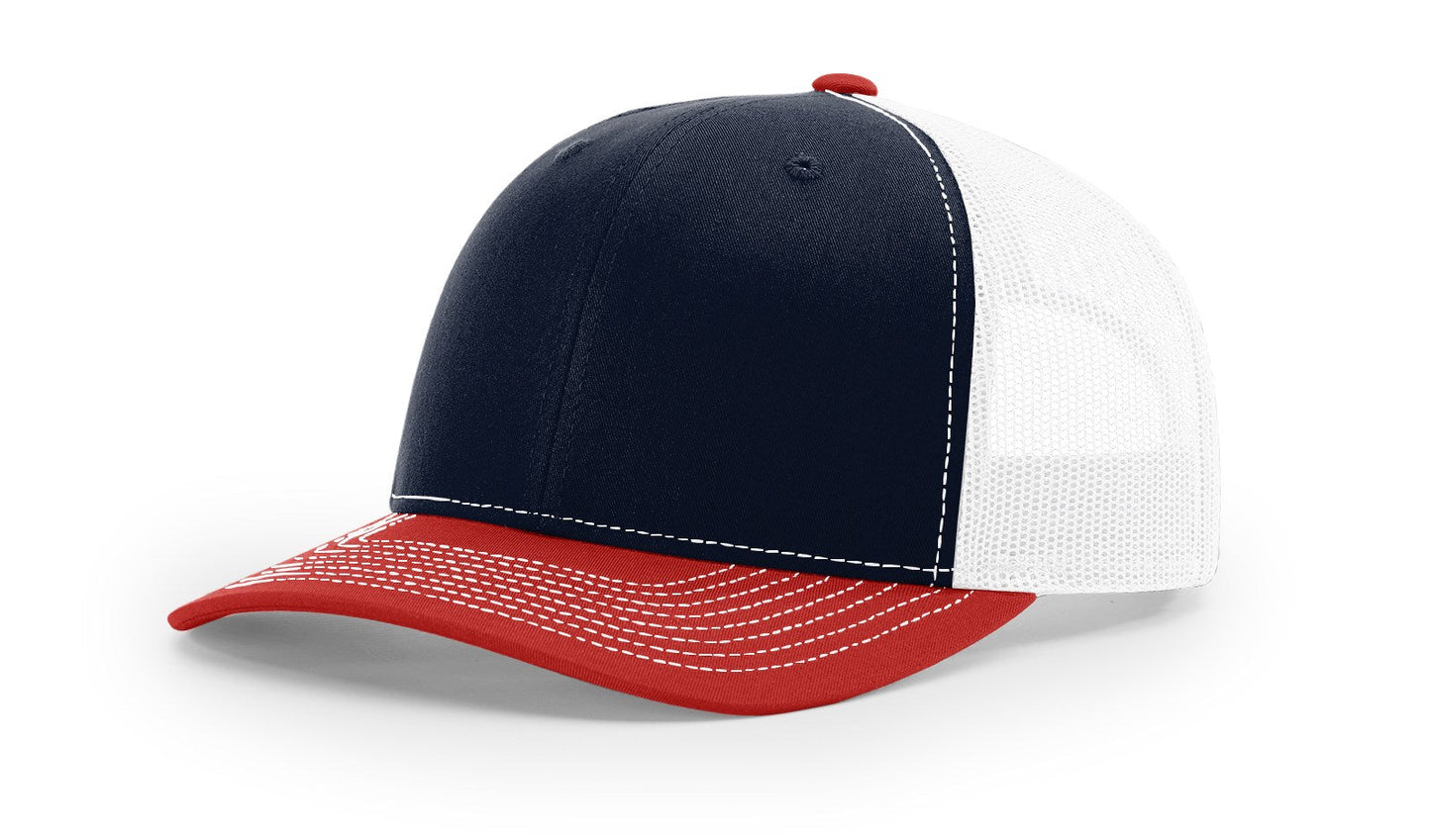 Richardson Snapback Navy/White/Red