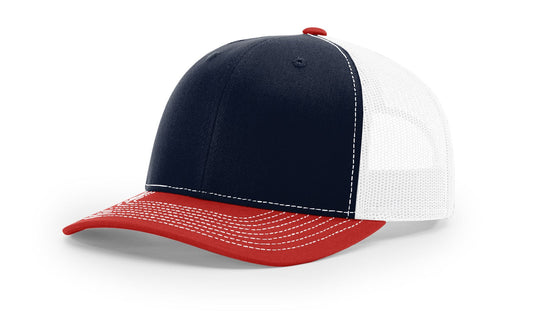 Richardson Snapback Navy/White/Red