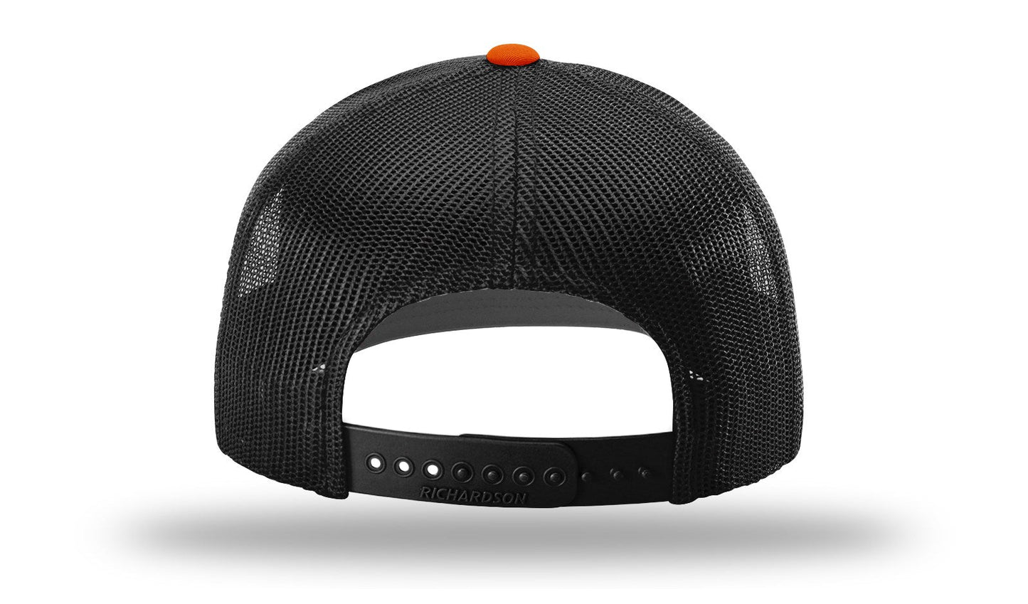 Richardson Snapback Orange/Black