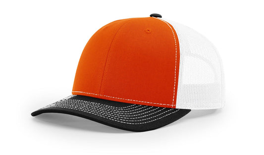 Richardson Snapback Orange/White/Black