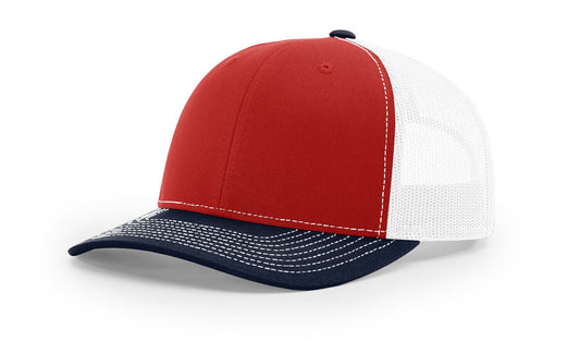 112 Richardson Snapback Red/White/Navy