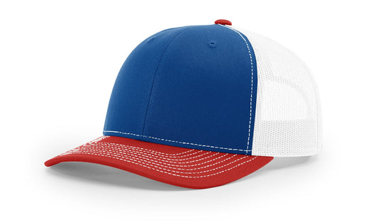 112 Richardson Snapback Royal/White/Red