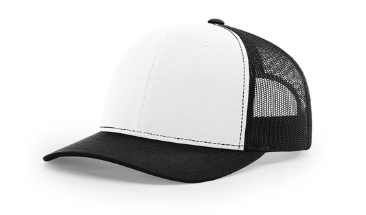 112 Richardson Snapback White/Black