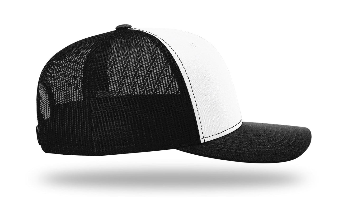 112 Richardson Snapback White/Black