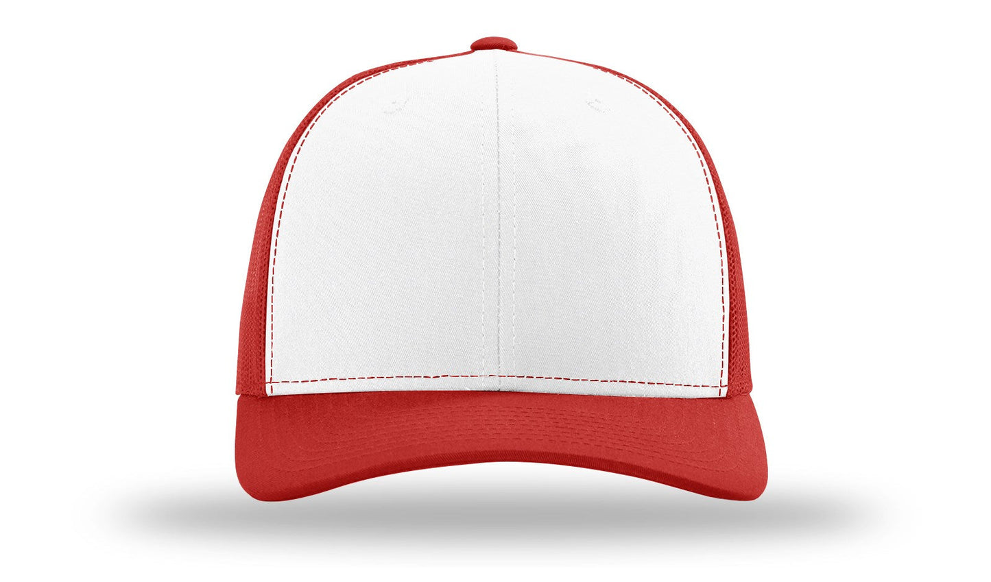 112 Richardson Snapback White/Red