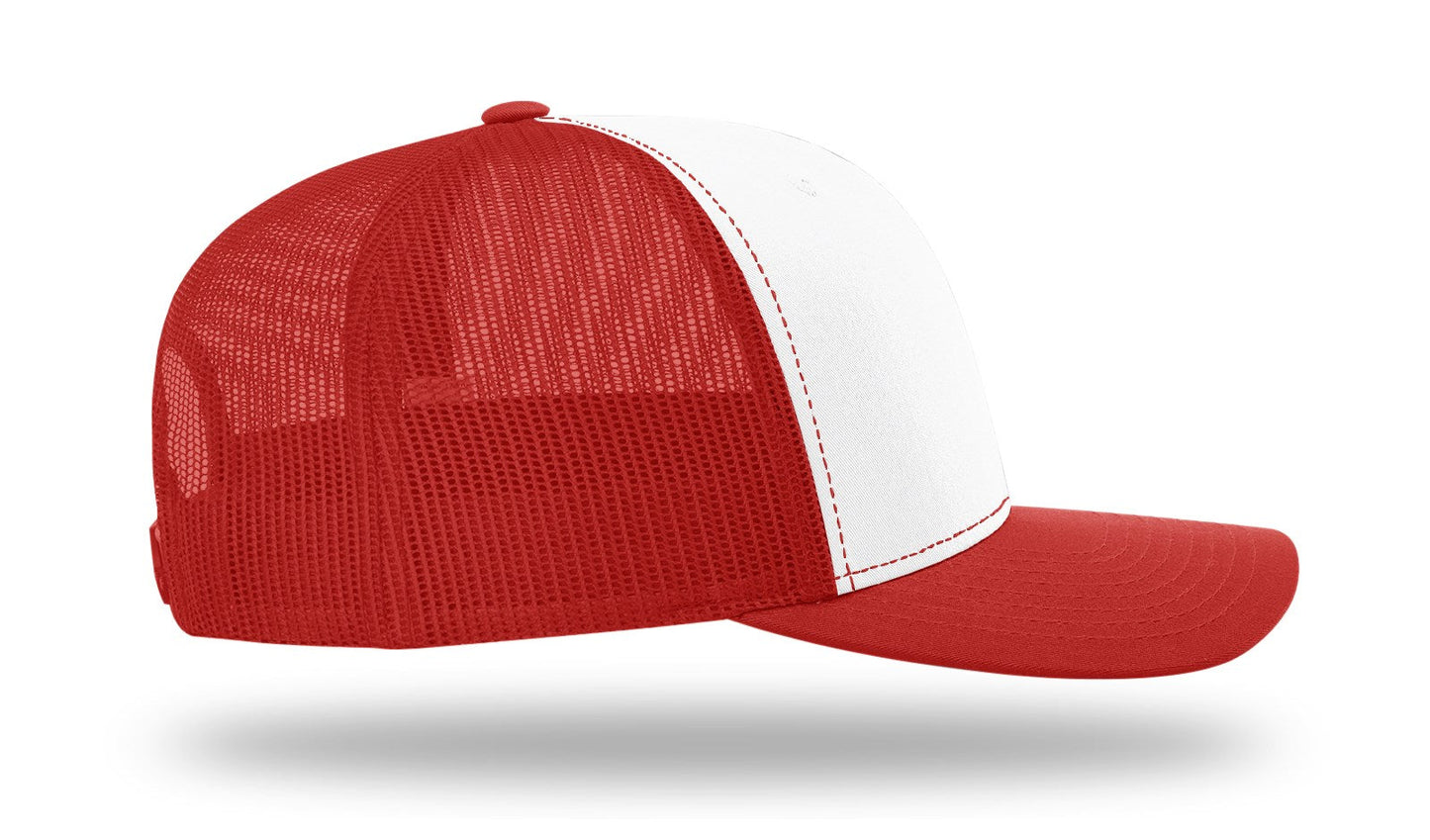 112 Richardson Snapback White/Red