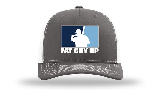 Fat Guys BP Hat 112 Snapback Charcoal/White #NavyColumbiaBlue