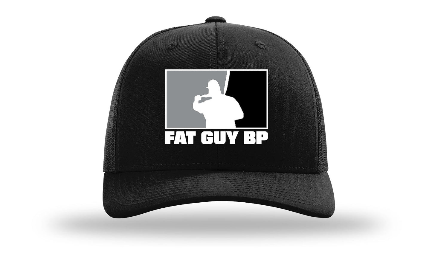 Fat Guys BP Hat 112 Snapback Solid Black #SilverBlack