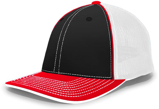 404M Pacific Flexfit Black/White/Red