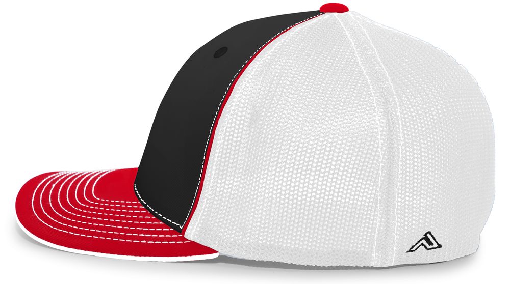 404M Pacific Flexfit Black/White/Red