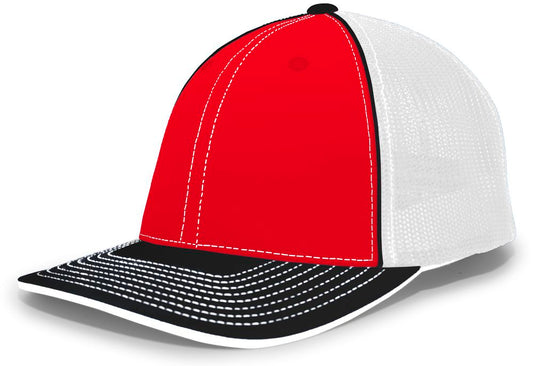 404M Pacific Flexfit Red/White/Black