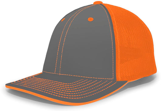 404M Pacific Flexfit Graphite/Neon Orange/Graphite