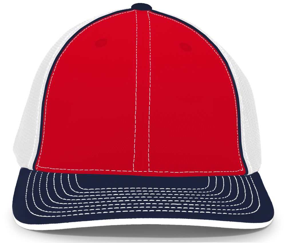 404M Pacific Flexfit Red/White/Navy