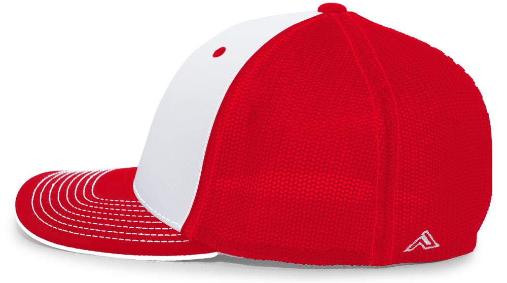 404M Pacific Flexfit White/Red/Red