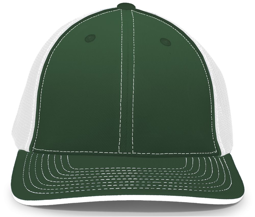 404M Pacific Flexfit Dark Green/White