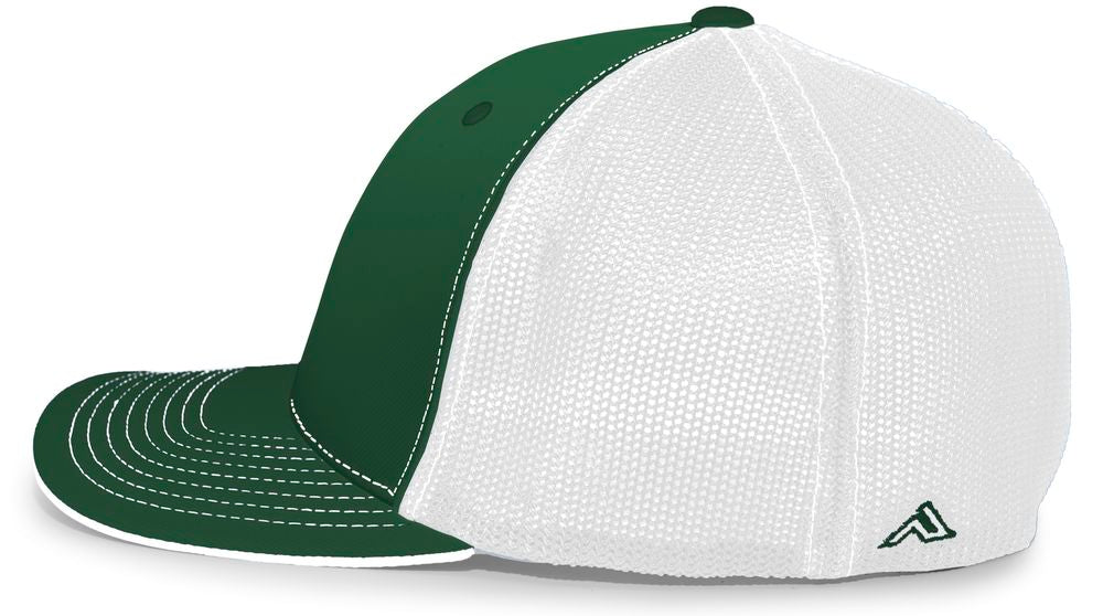 404M Pacific Flexfit Dark Green/White