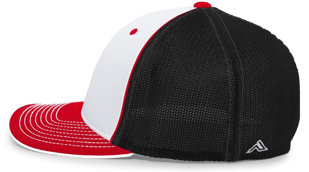 404M Pacific Flexfit White/Black/Red