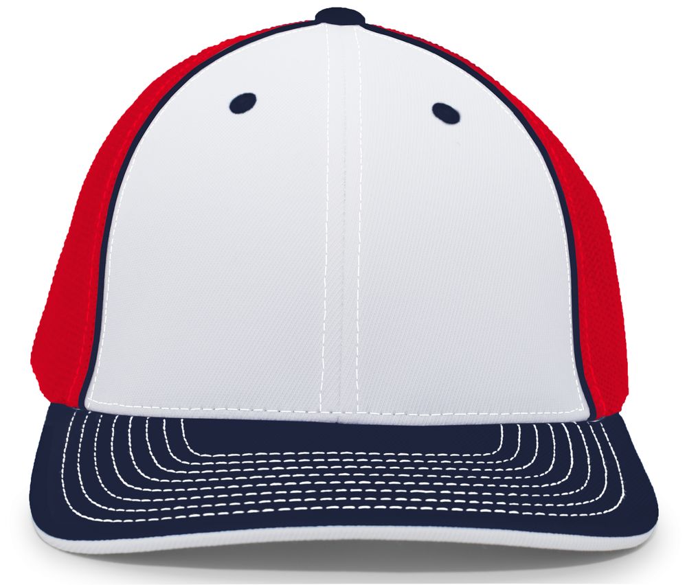 404M Pacific Flexfit White/Red/Navy