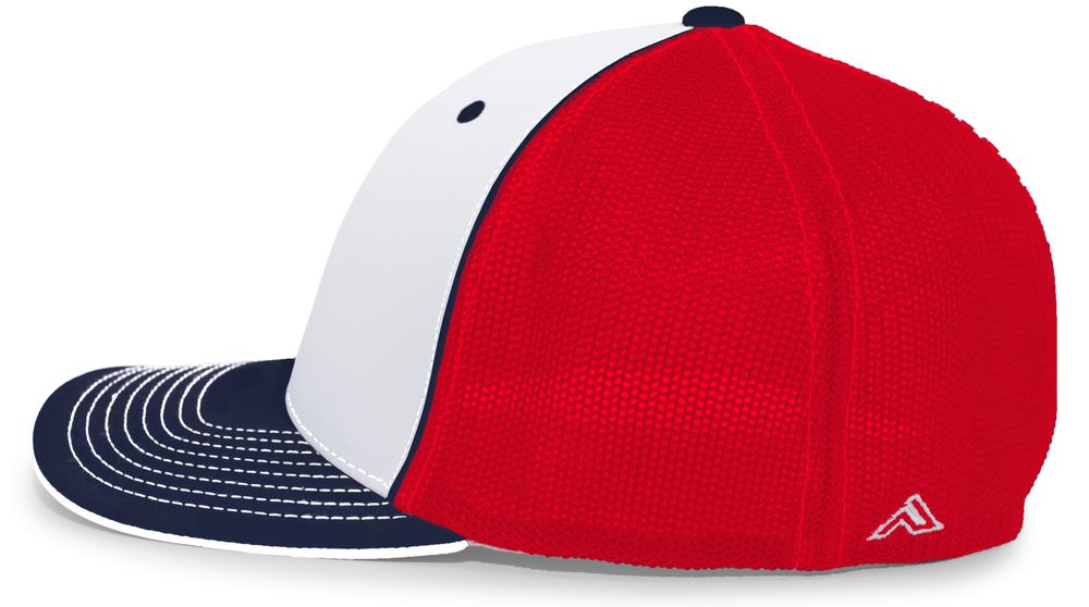 404M Pacific Flexfit White/Red/Navy