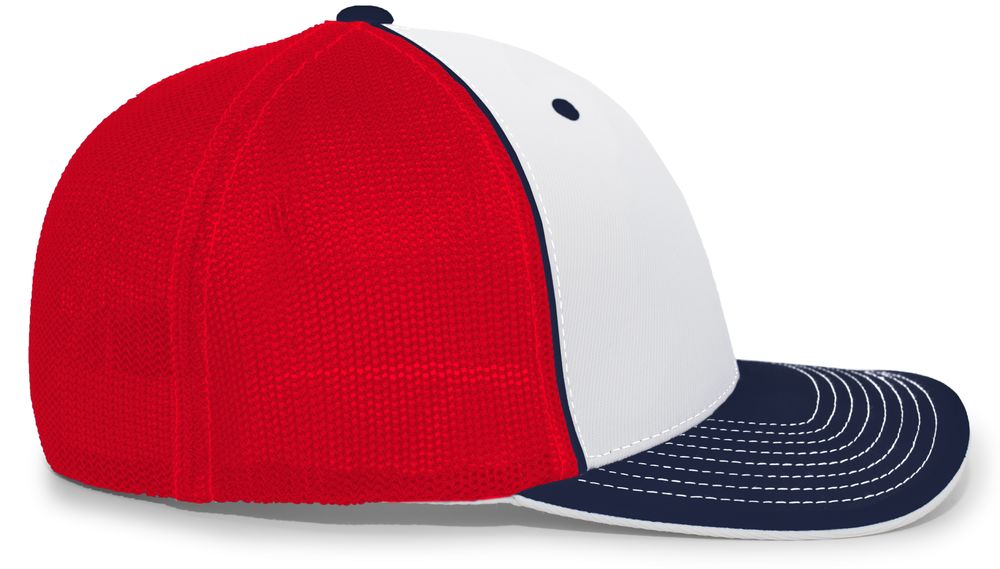 404M Pacific Flexfit White/Red/Navy