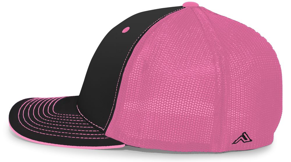 404M Pacific Flexfit Black/Pink/Black