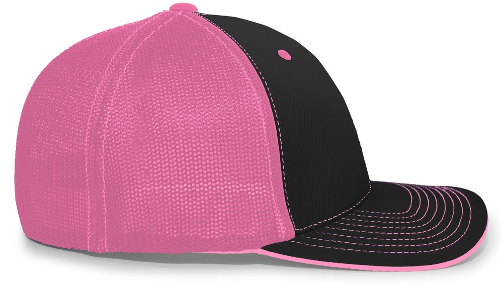 404M Pacific Flexfit Black/Pink/Black