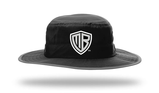 MB Shield Silver w/ Dirty Myrtle - Richardson Black Bucket Hat