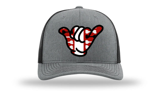 Georgia Dawgs Hang Loose Caps - R112 Snapback Gray/Black