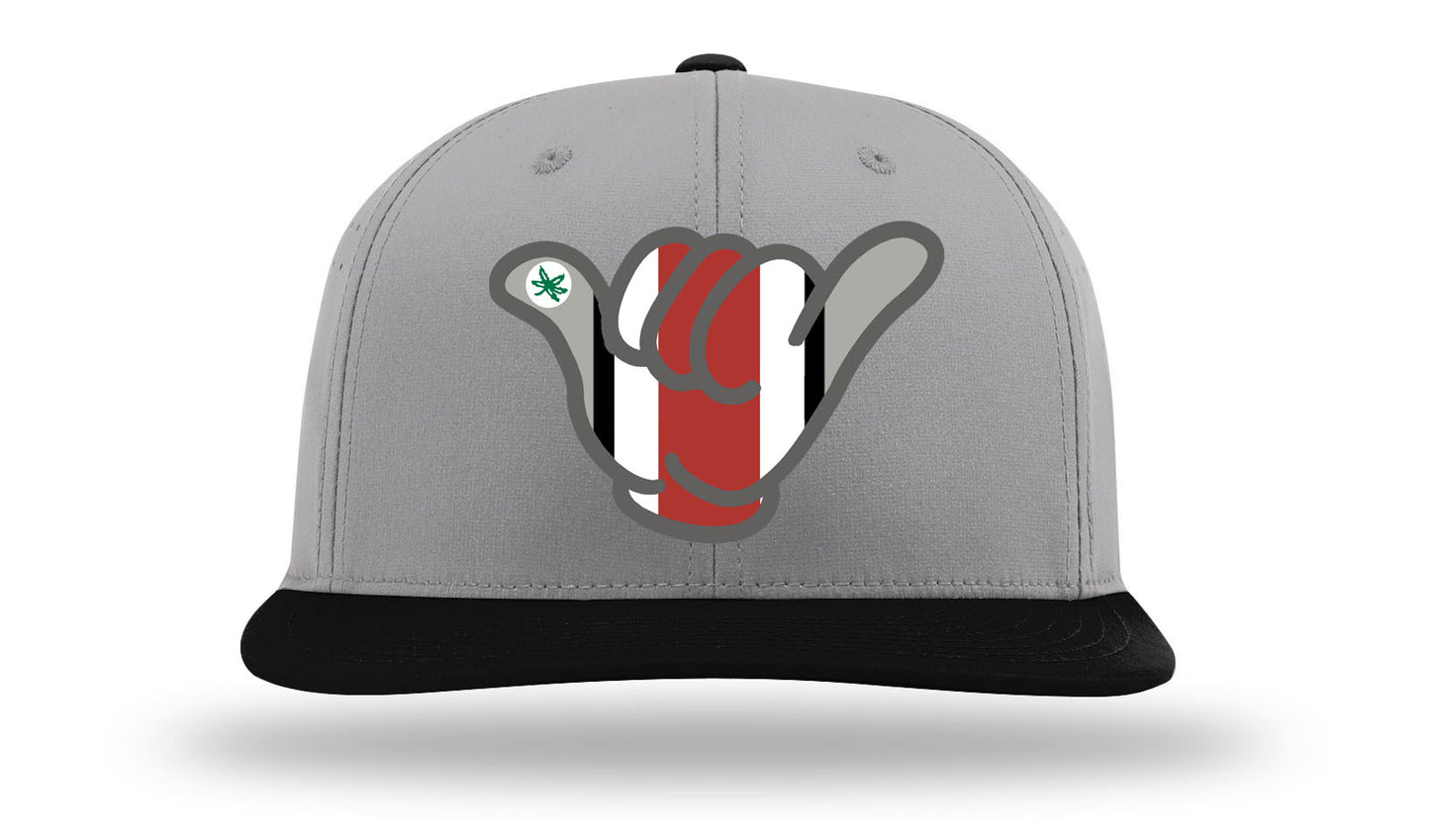 OSU Buckeyes Hang Loose Hats - Gray/Black PTS30