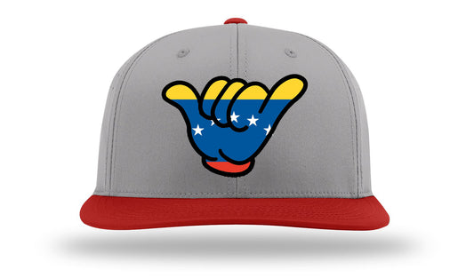 Valenzuela Flag Shaka Caps - PTS30 Gray/Red