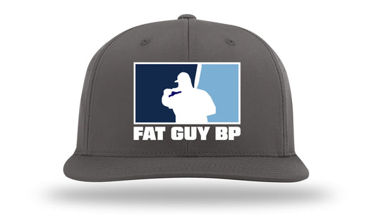 Fat Guys BP Hat PTS30 Solid Charcoal #ColumbiaBlueNavy