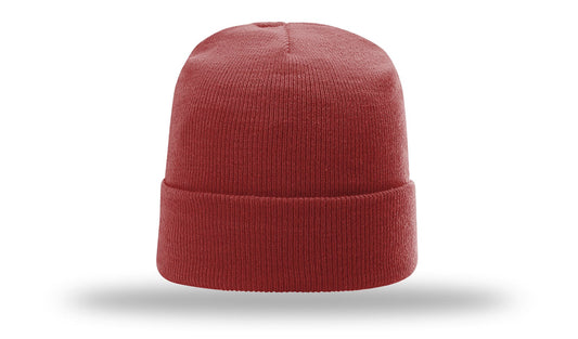 R-18  Richardson Solid Cardinal Beanie w/ Cuff