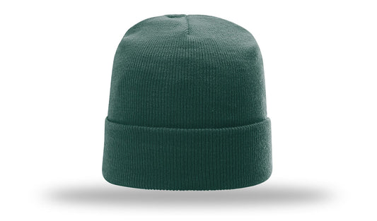 R-18  Richardson Solid Dark Green Beanie w/ Cuff