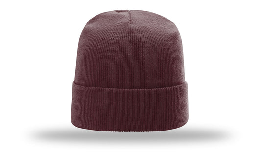 R-18  Richardson Solid Maroon Beanie w/ Cuff