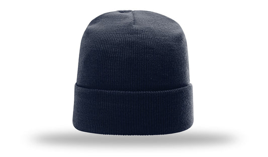 R-18  Richardson Solid Navy Beanie w/ Cuff