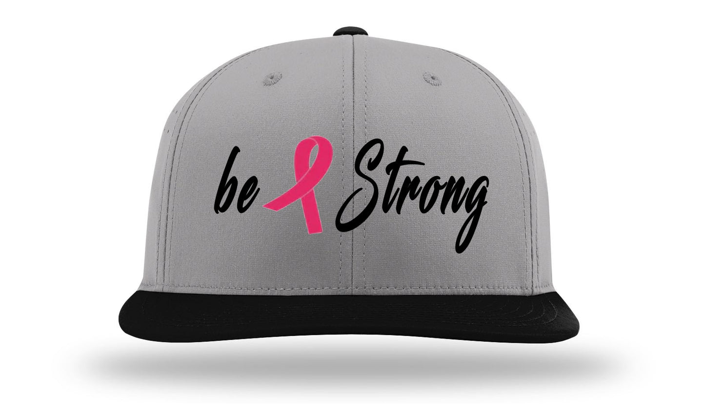 be Strong Cancer Hat PTS30 Gray/Black